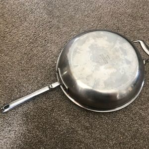 AllClad stainless steal 18 inch with lid deep pan